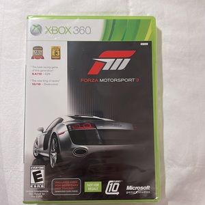 XBOX 360 FORZA MOtORSPORT 3 , NWT, sealed, never opened